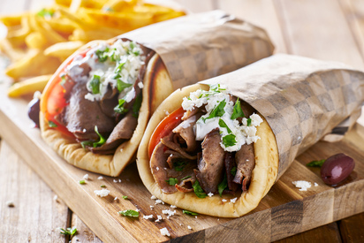 Lamb Tikka Wrap